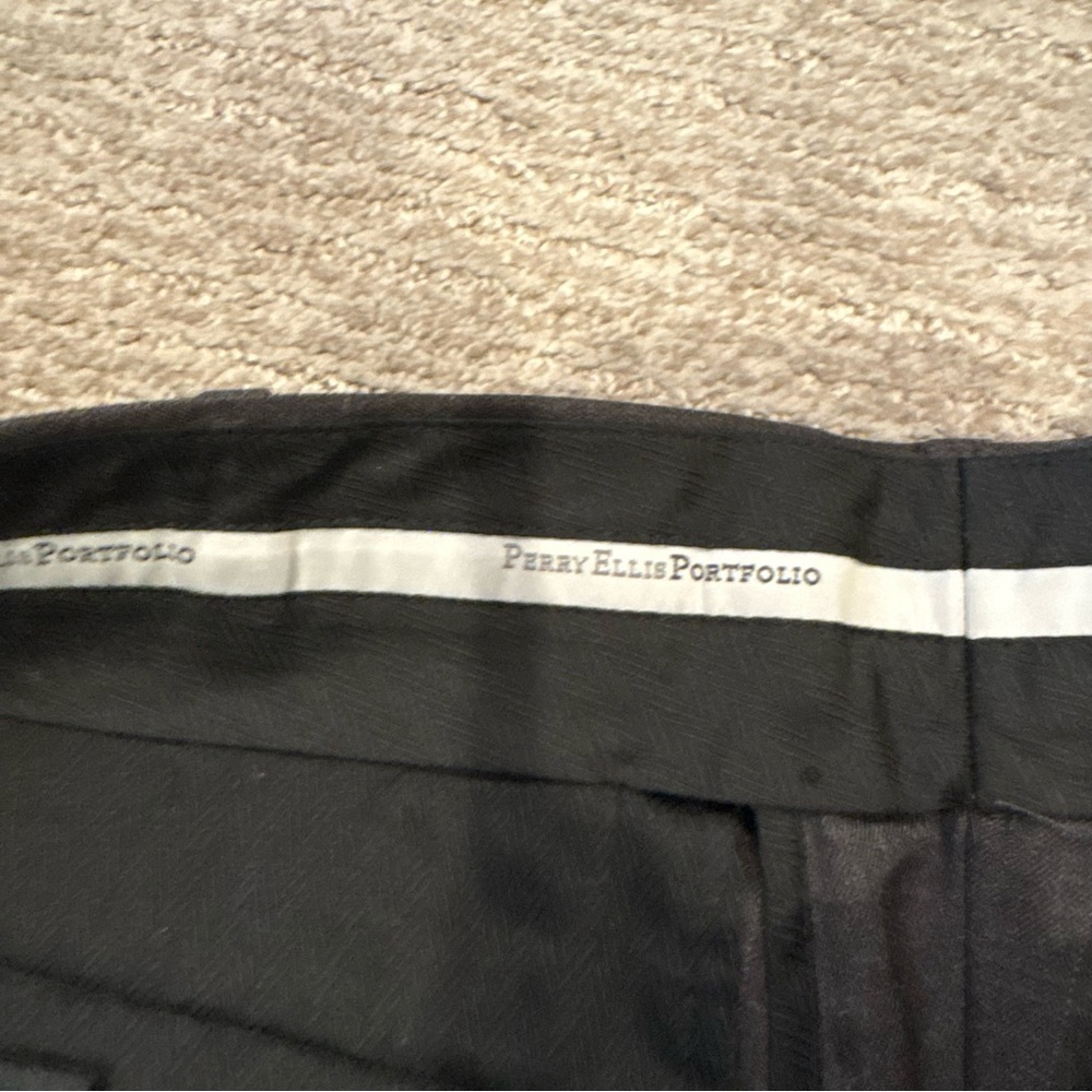 Perry Ellis Men's Black Dress Pants - Picture 2 of 6